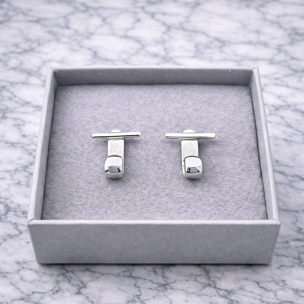 Mens Earrings - Silver Stud Earrings, Men, Minimalist Male Earring, man earring, Mens Stud Earrings, Studs for Men, A239 The Funky Bird - {{mens earrings}}
