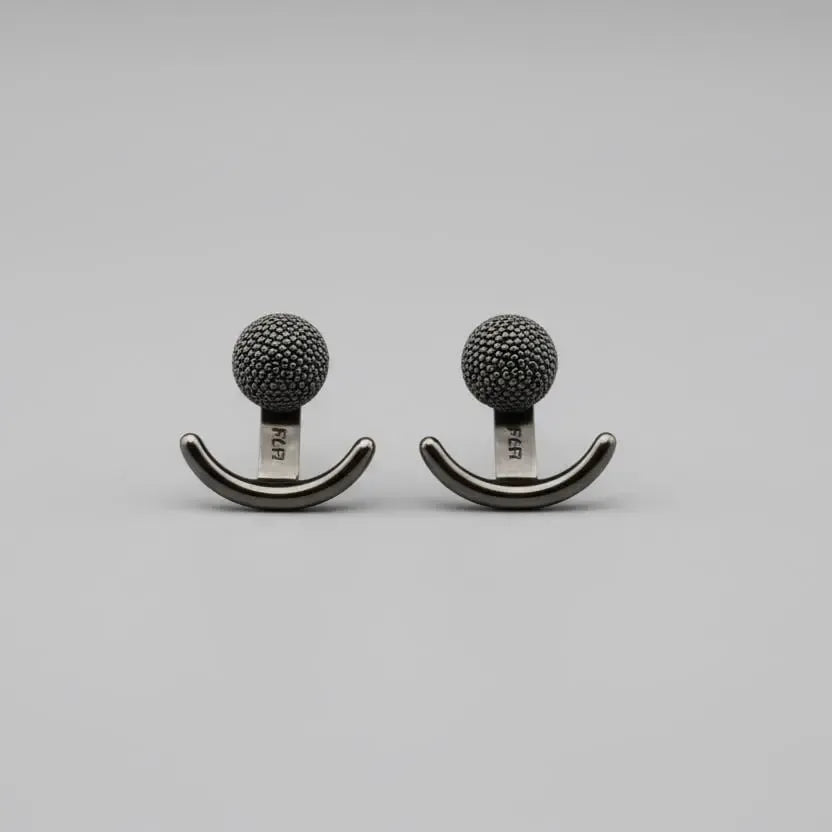 Mens Earrings - Gun Metal Grey wrap around  Earrings, Men, Minimalist Male Earring, Silver, Mens stud, Man Earrings, for Men, edgy, B026 - Firefly District -{{mens earrings}}
