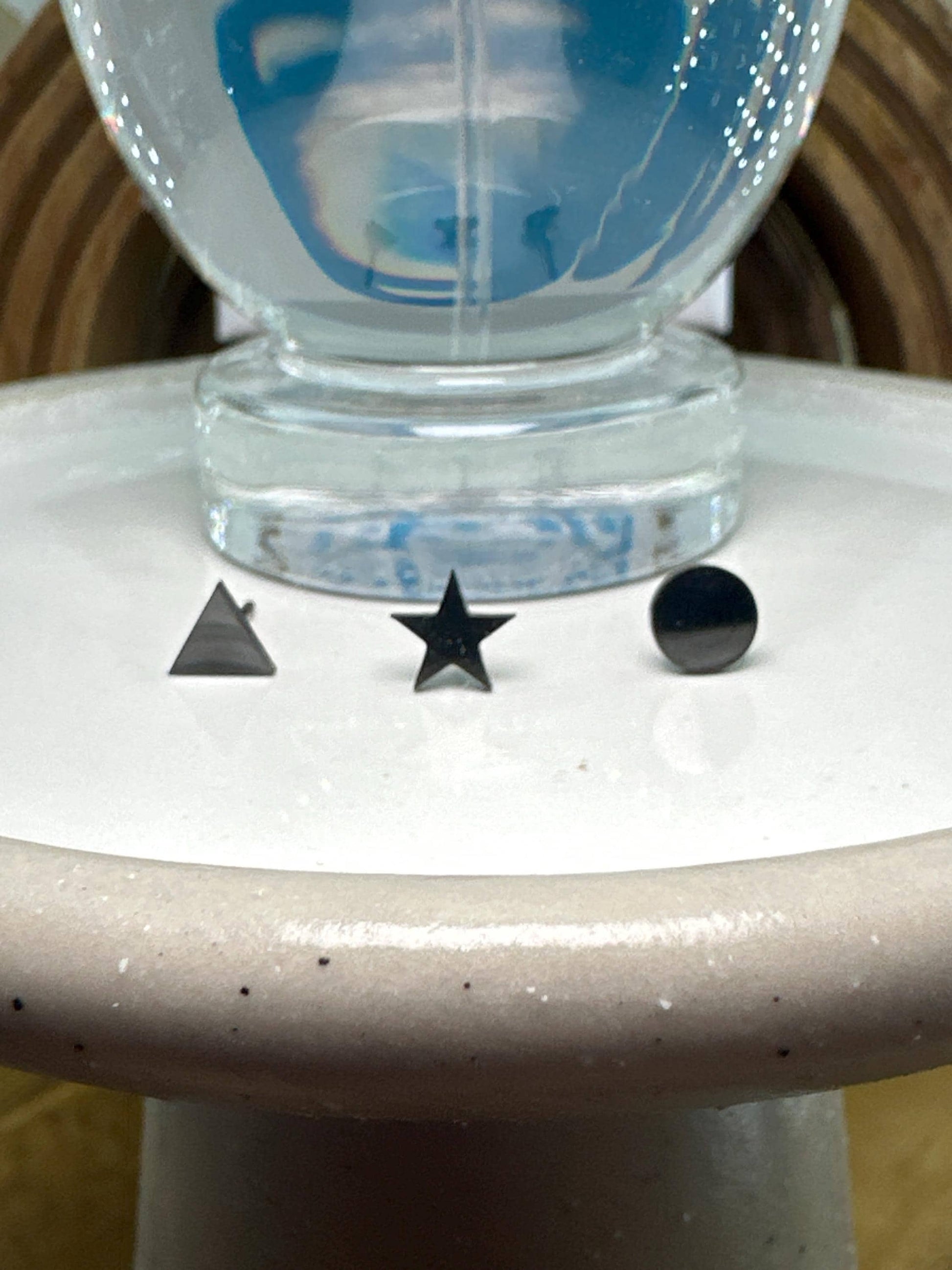 Men’s Earrings Set - Triangle Circle Star Earrings - Asymmetrical Earrings for Men - Minimalist Jewelry - Earrings for Him, A501,A509,A379 Firefly District - {{mens earrings}}