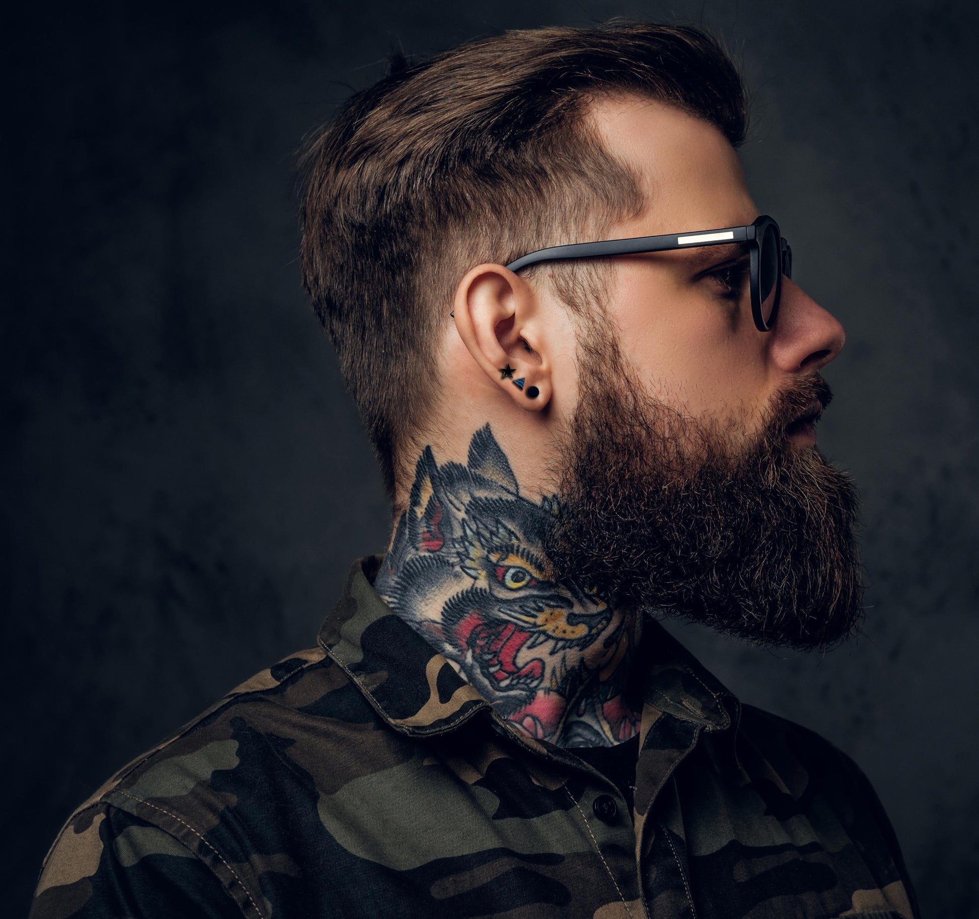 Men’s Earrings Set - Triangle Circle Star Earrings - Asymmetrical Earrings for Men - Minimalist Jewelry - Earrings for Him, A501,A509,A379 Firefly District - {{mens earrings}}